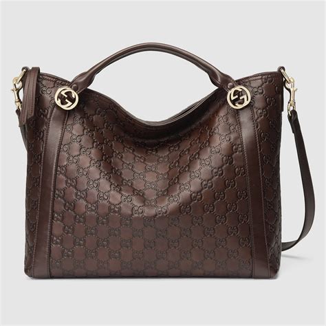 brown gucci bags|gucci dark brown leather bag.